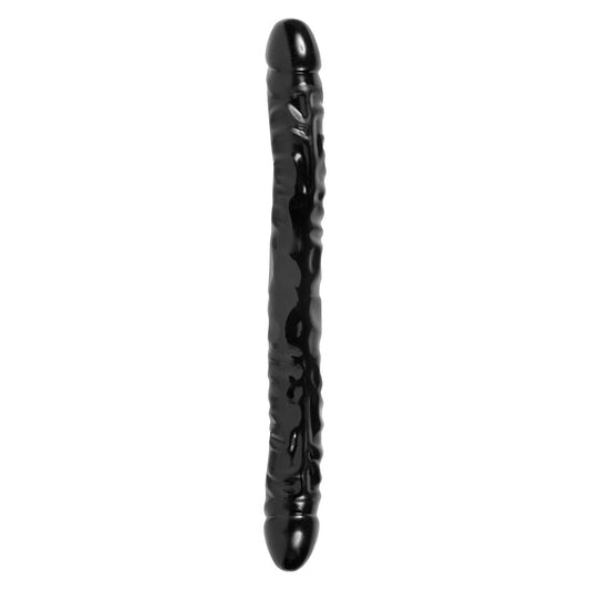 Jr Veined Double Header 12 Inch Bender Dong Black