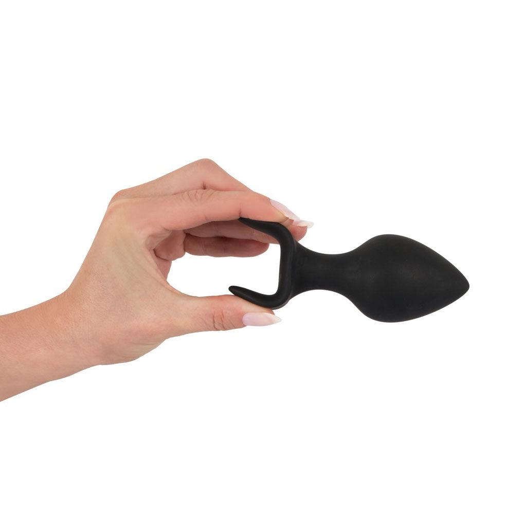 Black Velvet Silicone Three Piece Anal Training Set