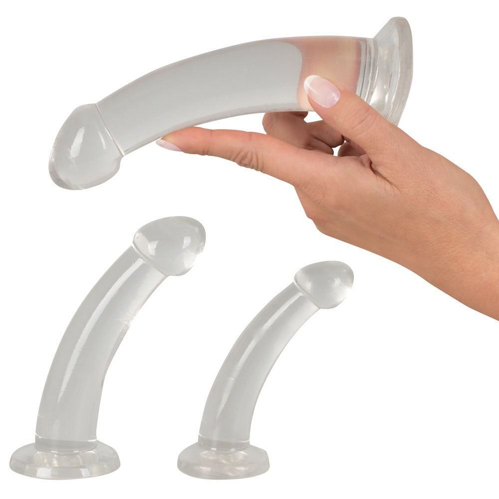 Three Piece Crystal Clear Anal Training Set