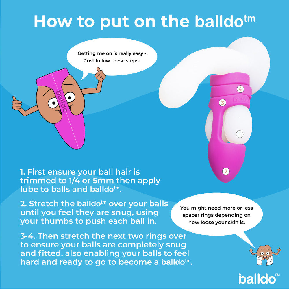 Balldo The Worlds First Ball Dildo Purple