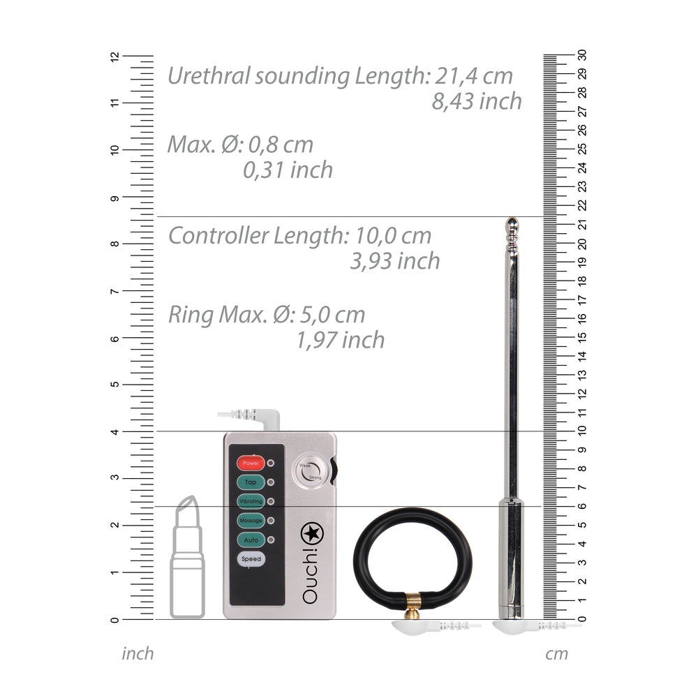 Ouch E Stimulation Urethral Sounding Set